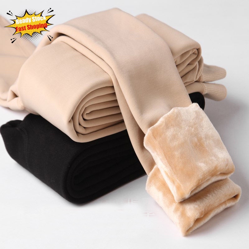 8 Cores Meias-Calças Quentes Velo De Pelúcia De Forro Espesso Mulheres De Inverno Super El...