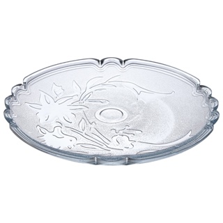 Prato Para Bolo De Vidro Lírio 32cm Vitazza em Oferta na Shopee