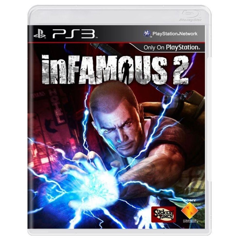 Infamous 2 PS3 Usado Com Nota Fiscal Mídia Fisica