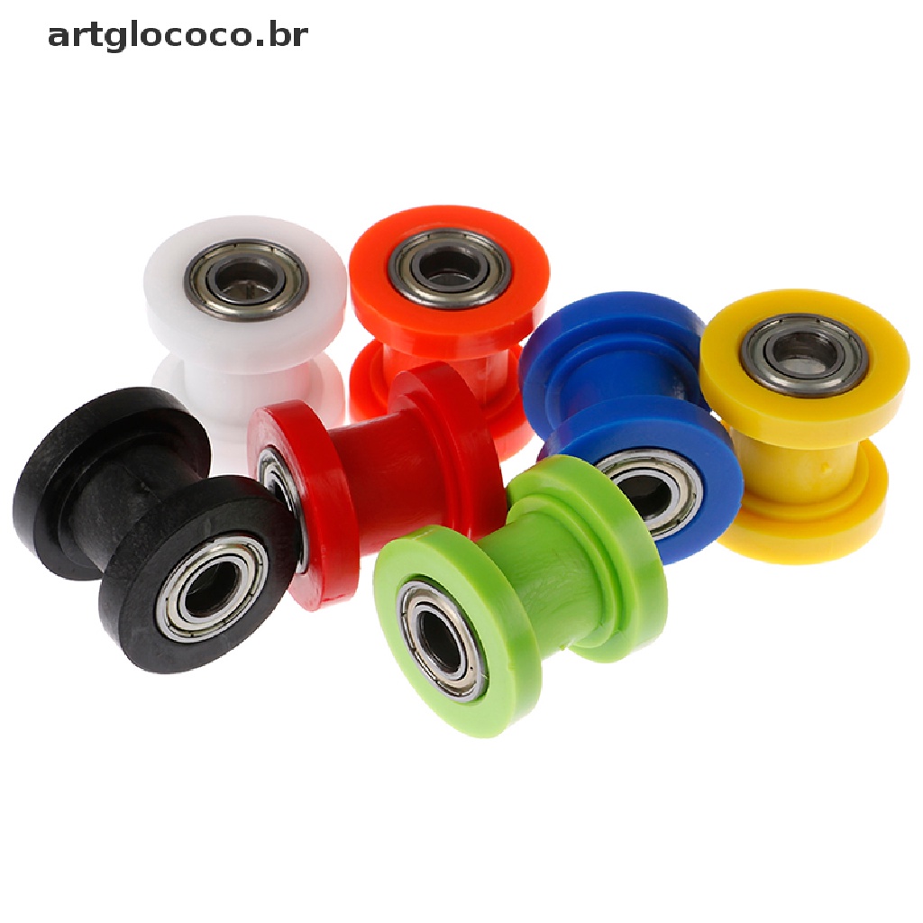 Artglococo 10mm Corrente De Roletes Deslizantes Tensionador Ajustador De Polia Guia De Roda Pit Dirt Bike .