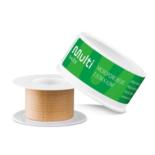 Micropore 2,5 x 4,5 cm Bege Multi Saúde - HC319