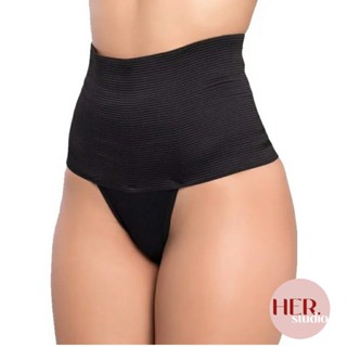 Calcinha Modeladora Cinta Seca Barriga Pós Parto Cintura Alta Cós Alto