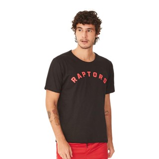 Camiseta NBA Estampada Toronto Raptors Preta