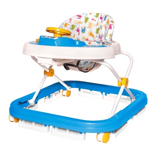 Andador Infantil Para Bebê e criança Sonoro Menino Styll Baby seguro com selo do inmetro-Azul