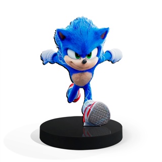 Totem Pequeno Boneco Sonic 7cm + Base em Oferta na Shopee