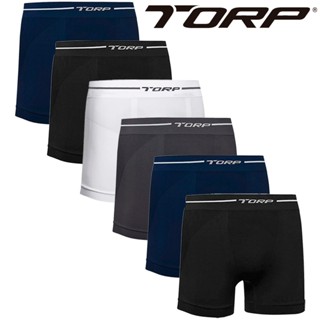 Kit Com 6 Cueca Boxer Basic Sem Costura Soul Eco Torp