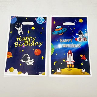 30Pc/Lot Outer Space Astronauta Espaço Exterior Sacos De Presente Tema Festa De Aniversário Infantil Decoração Suprimentos