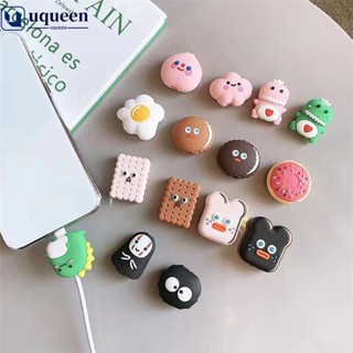 UQ Cute Cartoon animel Protetor De Cabo Para iphone usb Organizador Carregador