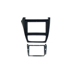 Moldura 9" Flutuante VW Fox, Spacefox, Spacecross, Crosfoss G3 - Preta