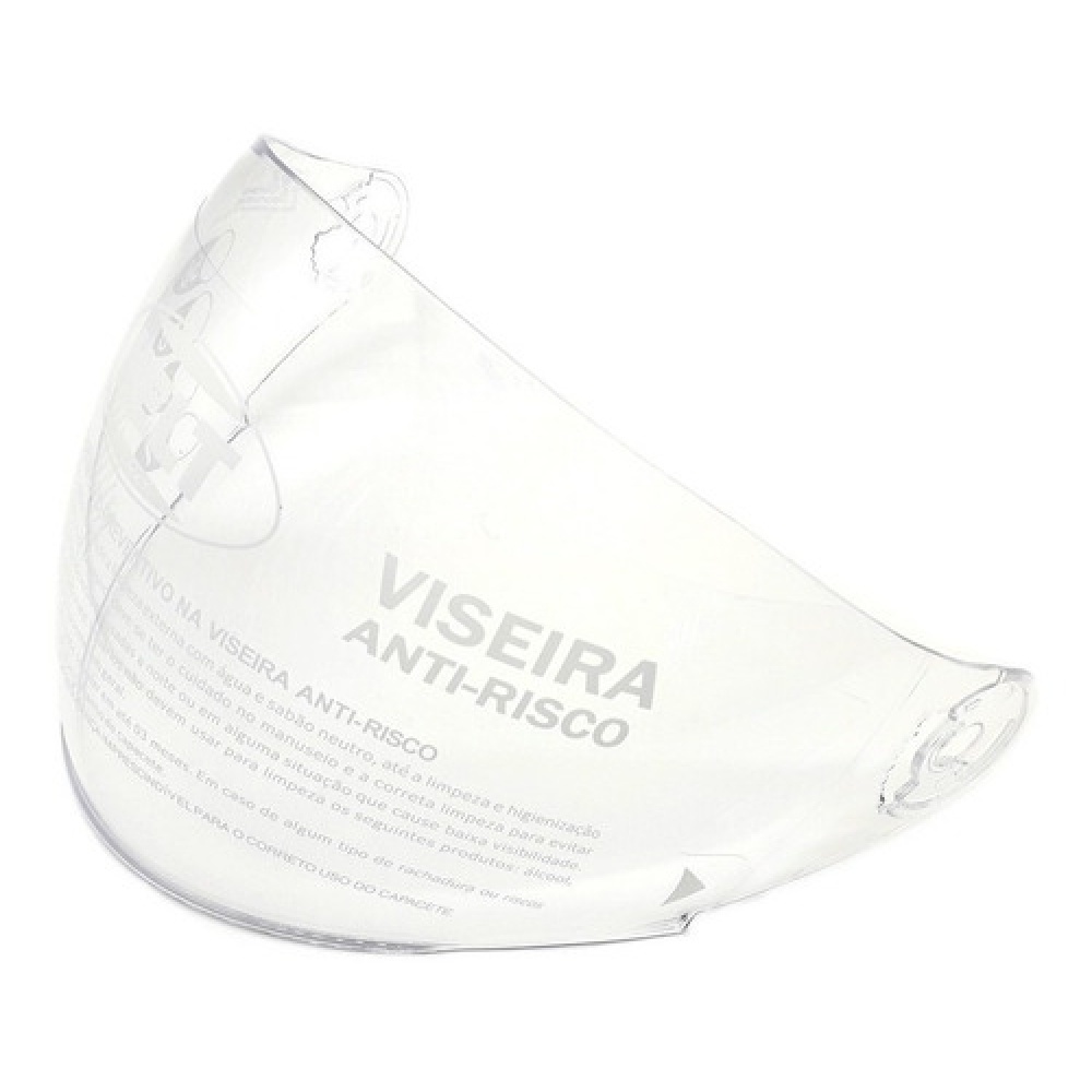 Viseira Capacete Aberto Helt Teen / Sprint Cristal Incolor Original Anti Risco em Oferta na Shopee