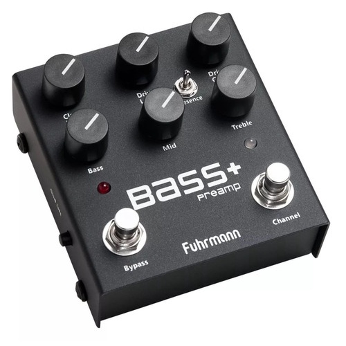 Pedal Fuhrmann Para Contra Baixo Bass+ Preamp Ba01