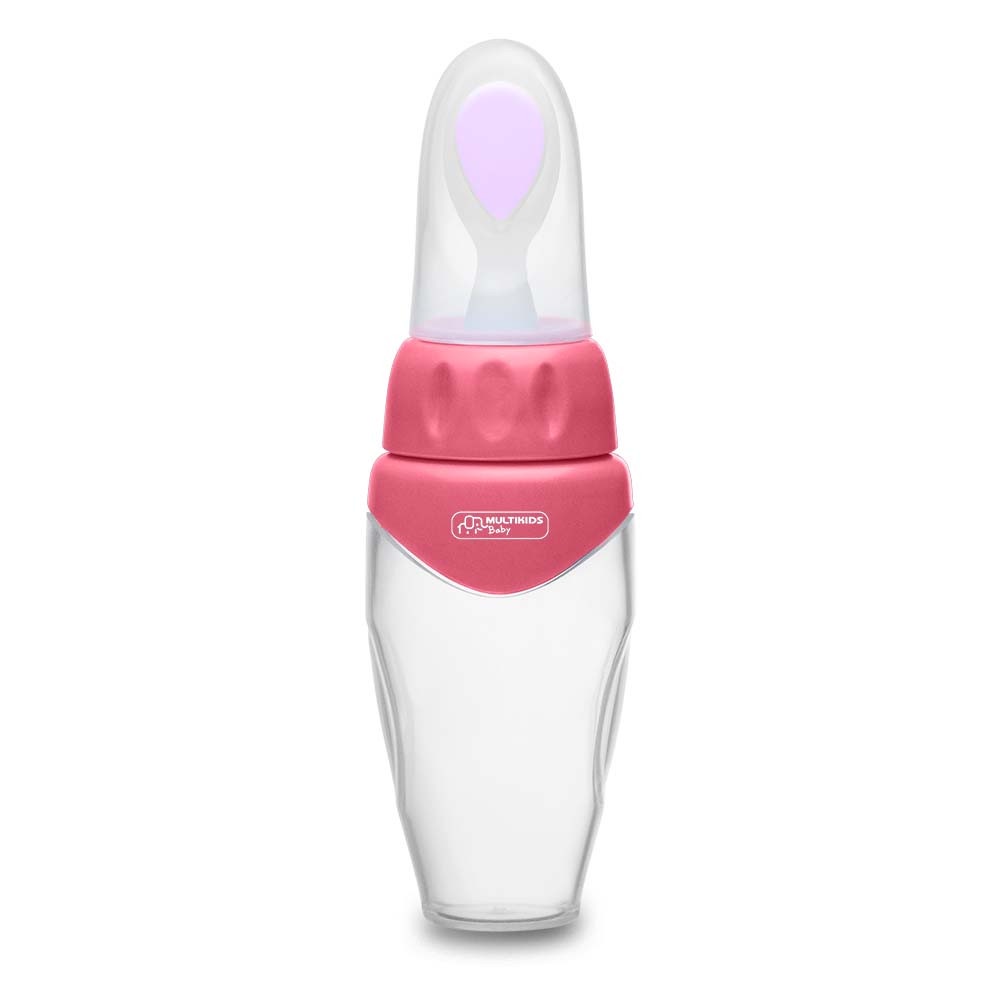 Colher Dosadora para Papinha Funny Meal Rosa Multikids Baby BB068 - Mom & Baby