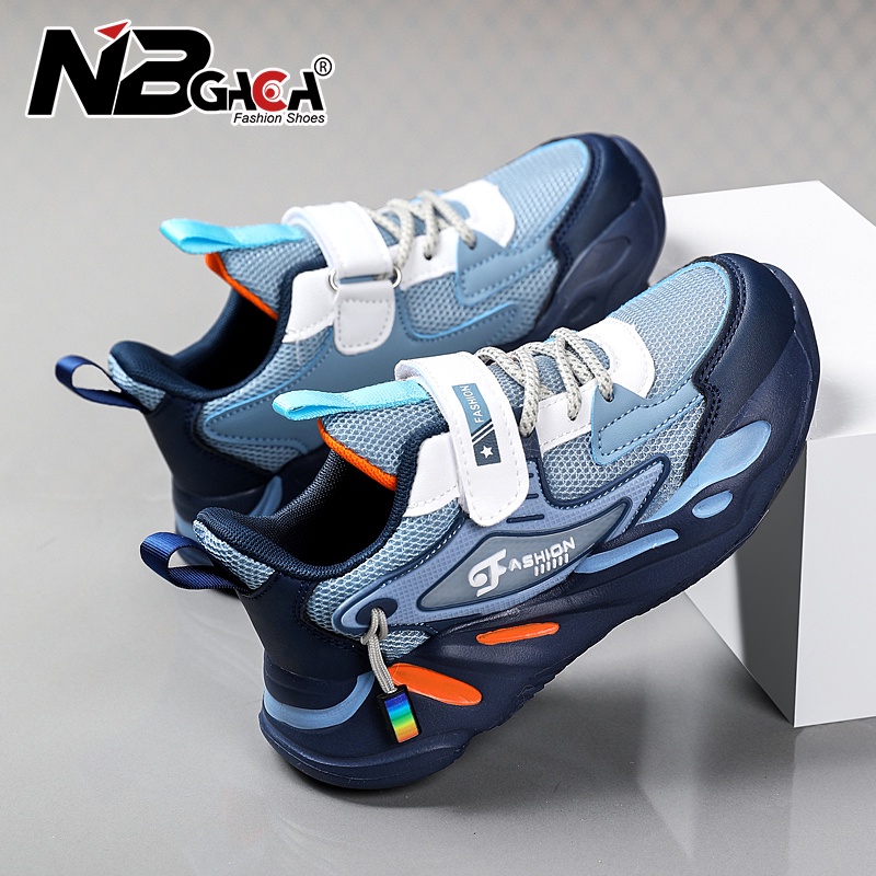 Fashion Kids Sneakers Tênis De Malha Dupla Respirável Para Meninos De 5-18 Anos De Idade Corrida Esportiva Leve Crianças