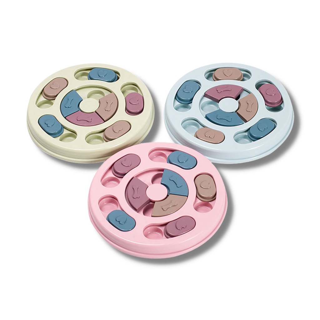 Brinquedo Comedouro Interativo Lento para Cachorro Pet Jogo Divertido Anti-Stress Porta Petisco em Oferta na Shopee