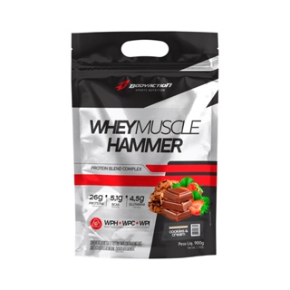 Whey Protein Blend Muscle Hammer 900g Bodyaction em Oferta na Shopee