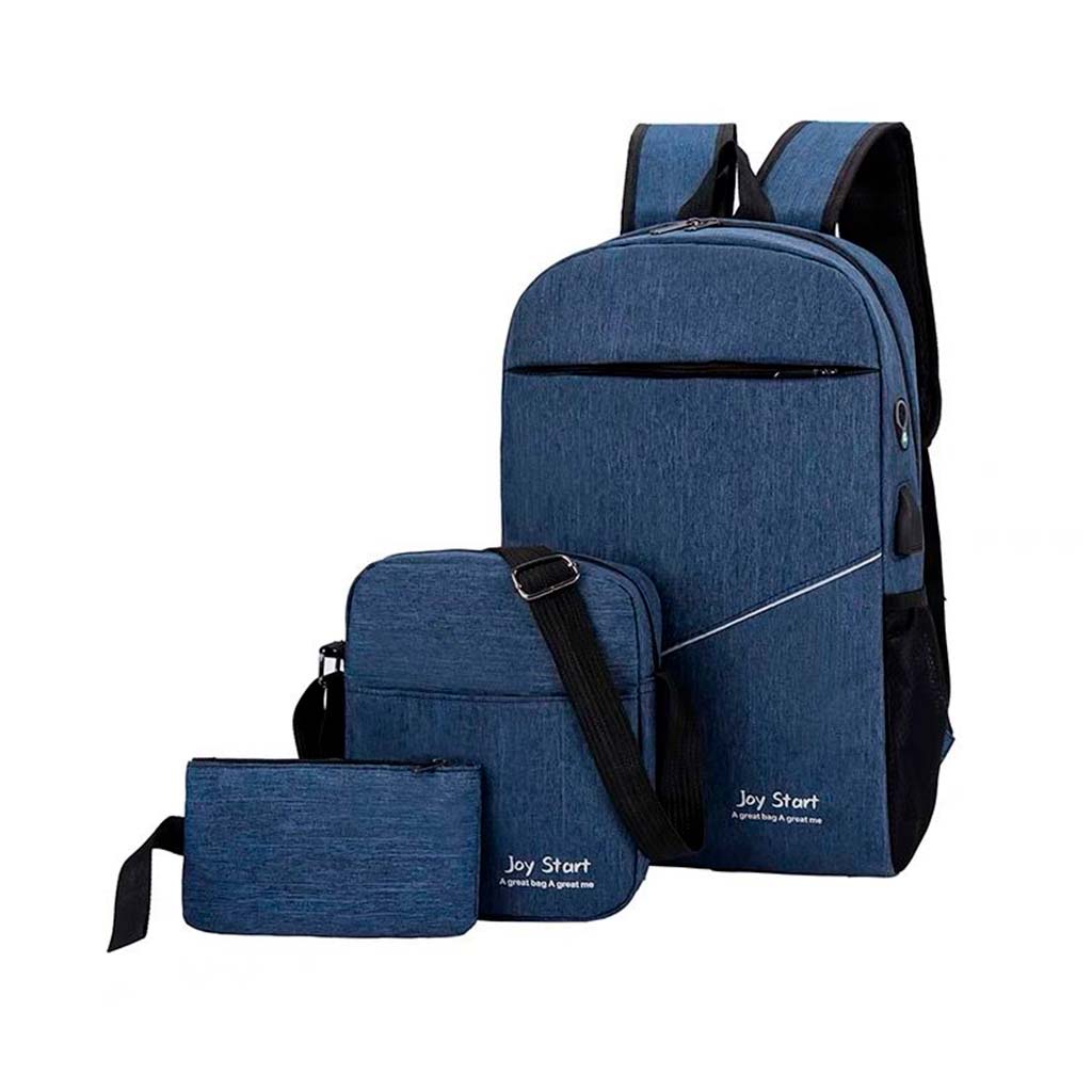 Kit Bolsa Masculina Modelo Urban 2 bolsos e Shoulder Bag Com necessaire Para Viagens ou trabalho