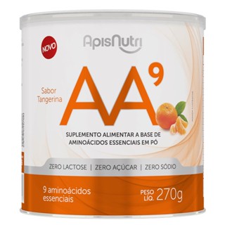 AA9 - Aminoácidos Essenciais 270g Tangerina Apisnutri - SV