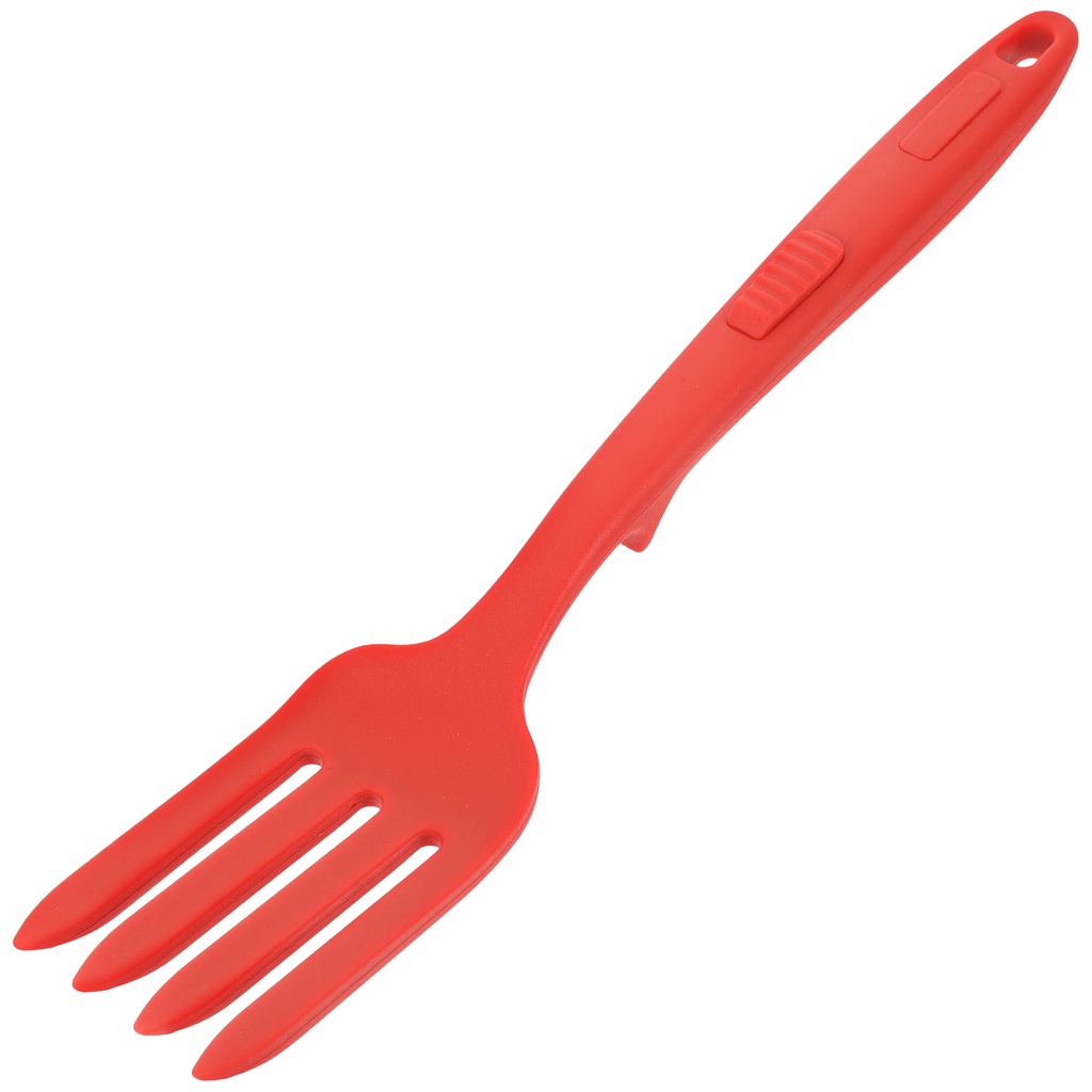 Kitchen Pasta Server Fork Reusable Cooking Food Fork Washable Large Fork Ergonomic Food Fork