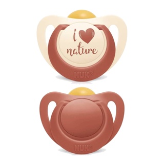 Kit 2 Chupetas For Nature Latex 6m+  Rosa - NUK em Oferta na Shopee