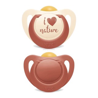 Kit 2 Chupetas For Nature Latex 6m+ Rosa - NUK