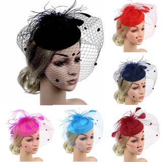 Acessórios De Pena Floral De Mulher Grande Feather Fascinator Hat Headband