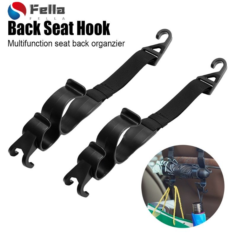 Suporte De Fixação Do Guarda-Chuva Assento Traseiro Automóvel Organizador Multifuncional Interior ABS Ganchos Porta-Chaves Criativo