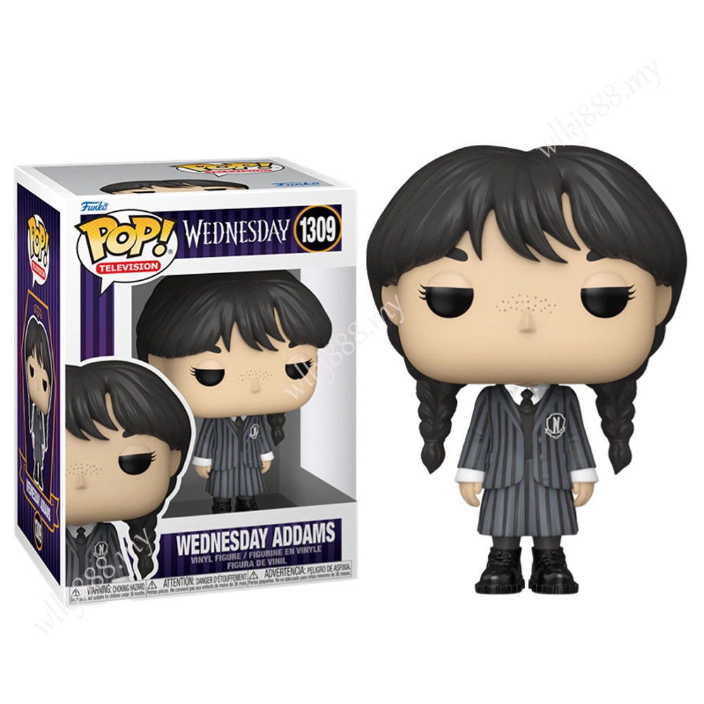 Funko Pop A Família Addams 1309 Quarta-Feira Christina Ricci Anime Articulado Ação Figura Modelo Bonecos