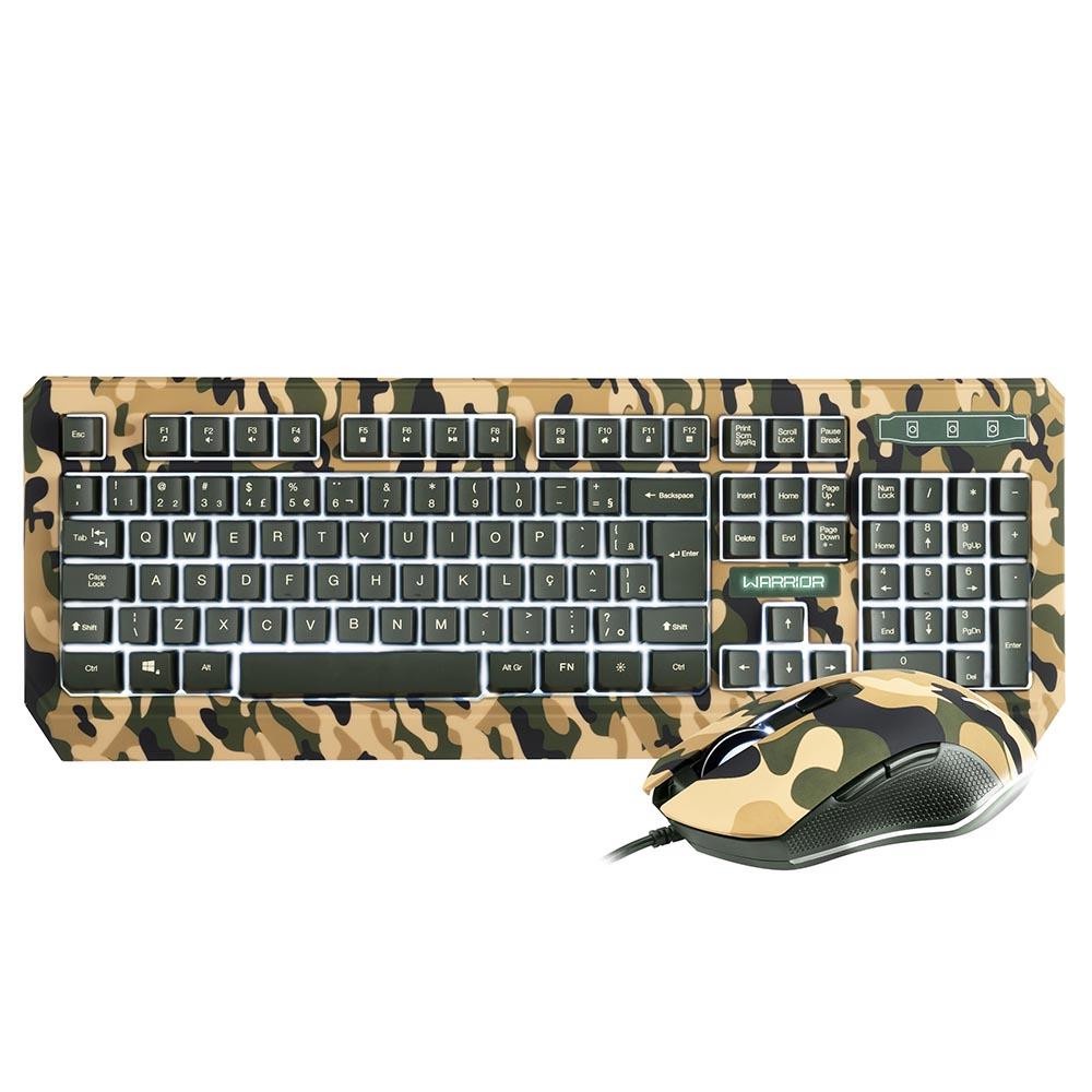 Warrior Kyler Combo Teclado E Mouse Gamer Army - Tc249 - Computers & Accessories