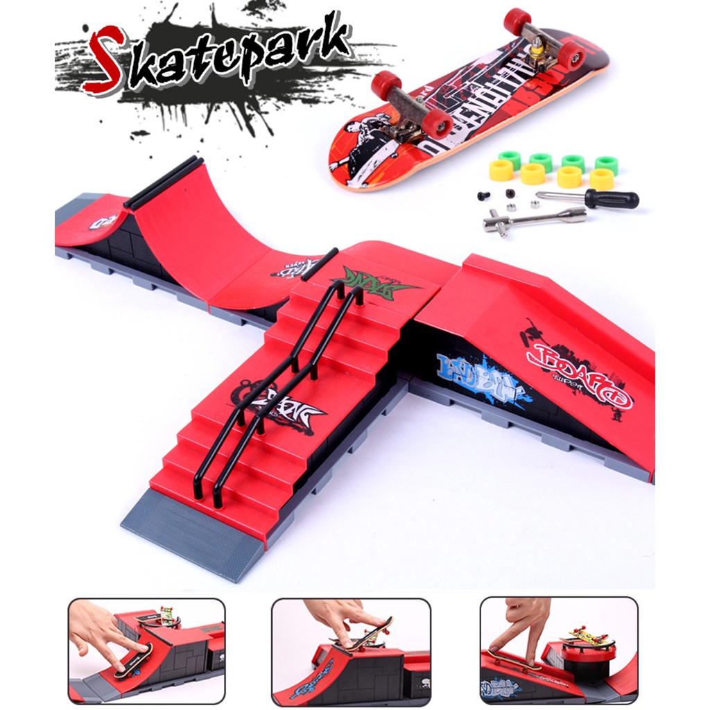Kit 3 Mini Skates Dedo Fingerboard Para Dar Show Nas Pistas