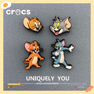 croc jibbitz Encanta Tom E Jerry Cartoon Shoe Flower Buckle Acessórios De Decoração Superior