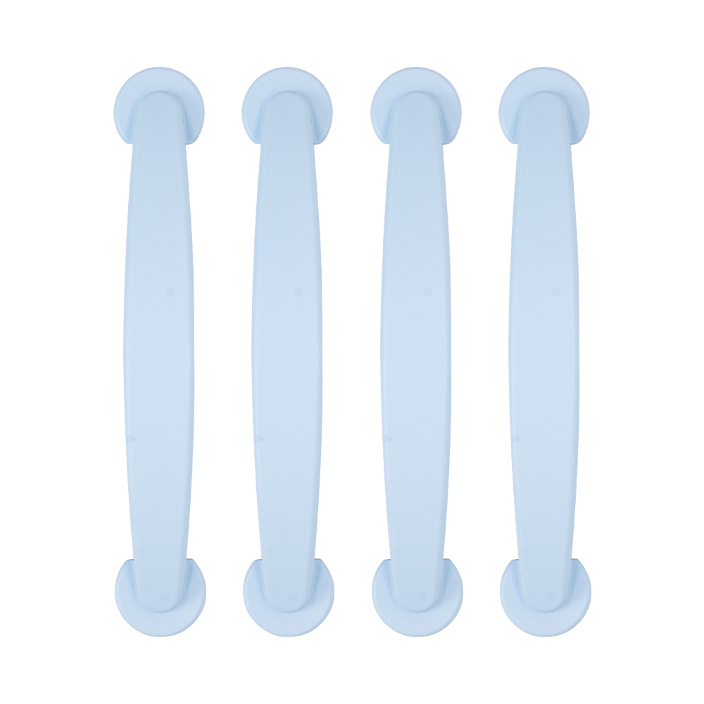 Puxador Arco 96mm Azul Claro Para Gaveteiro Moveis Kids 4un