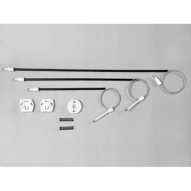Kit Reparo de Vidro Elétrico Dianteiro Polo 03/ com Arrastes Rotax