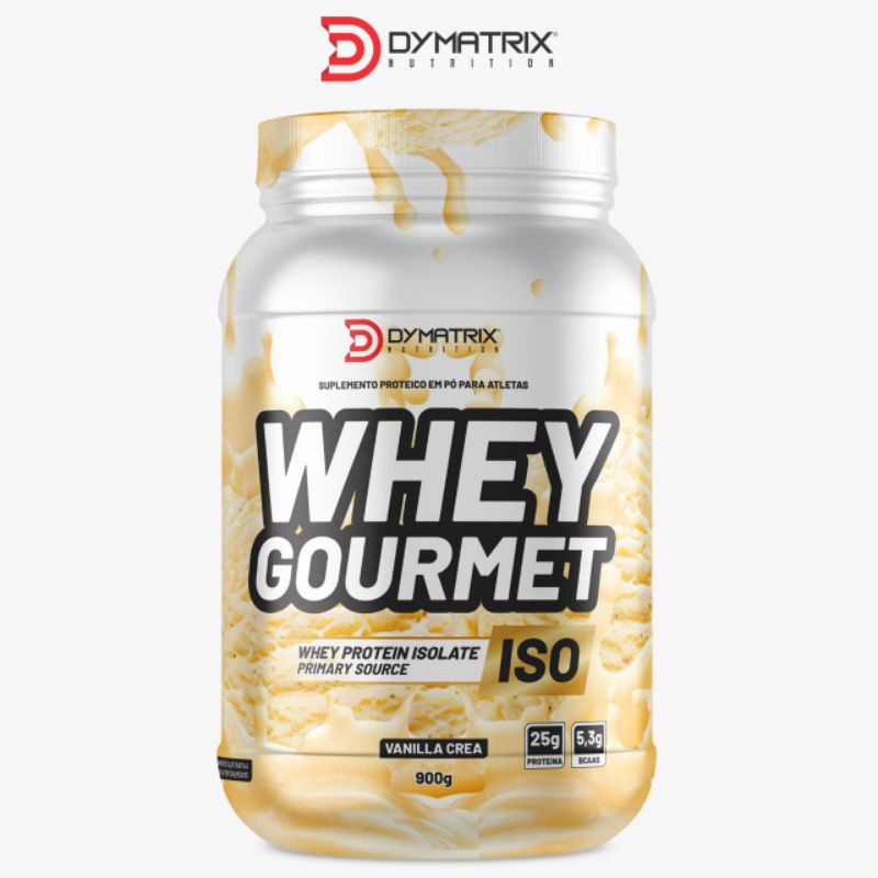 Whey Protein Gourmet Isolado Dymatrix Nutrition 900g