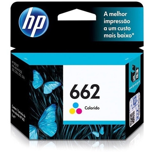 Kit Cartucho Original Hp 662 Preto + 662 Color