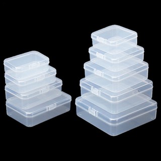 Caixa Plástica PP Embalagem De Produtos Pequeno Material Branco Peça De Armazenamento Semi-Transparente Multifuncionalla Multiuso Portátil Home Living