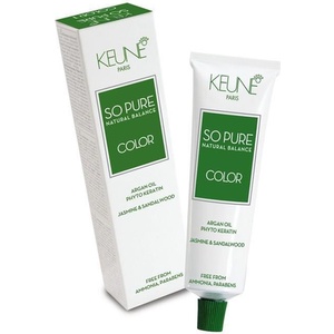 COLORAÇÃO SO PURE COLOR COVER PLUS 6.00 LOURO ESCURO KEUNE 60ML