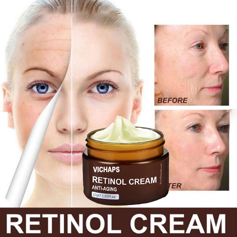 Creme Hidratante Retinol Para O Rosto-Facial Com De Colágeno E Removedor De Sardas Anti-Rugas