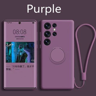 Capa Magnética Para Samsung Galaxy S23 Ultra S22 S21 Plus S20 FE De Silicone Líquido