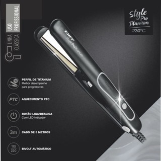 Chapinha Taiff Profissional Style Pro Com Íons Negativos Bivolt Prata