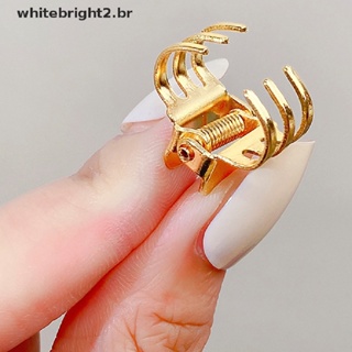 Atacado 5 Peças Vintage Pequenas Garras De Cabelo De Metal Doce Grampos Estilo De Moda Acessórios Para Mulheres Acessóri em Oferta na Shopee