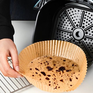 Papel Para Air Fryer Redondo Antiaderente Para Cozimento Forro Descartável 50/100 unidades
