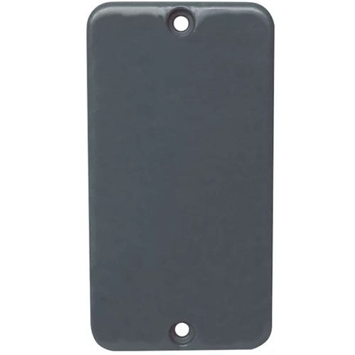 Tampa Pvc Para Condutor Reto 1/2 e 3/4 Cega Cinza - Home Appliances