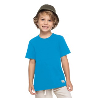 Camiseta Infantil Masculina Básica Trick Nick Azul