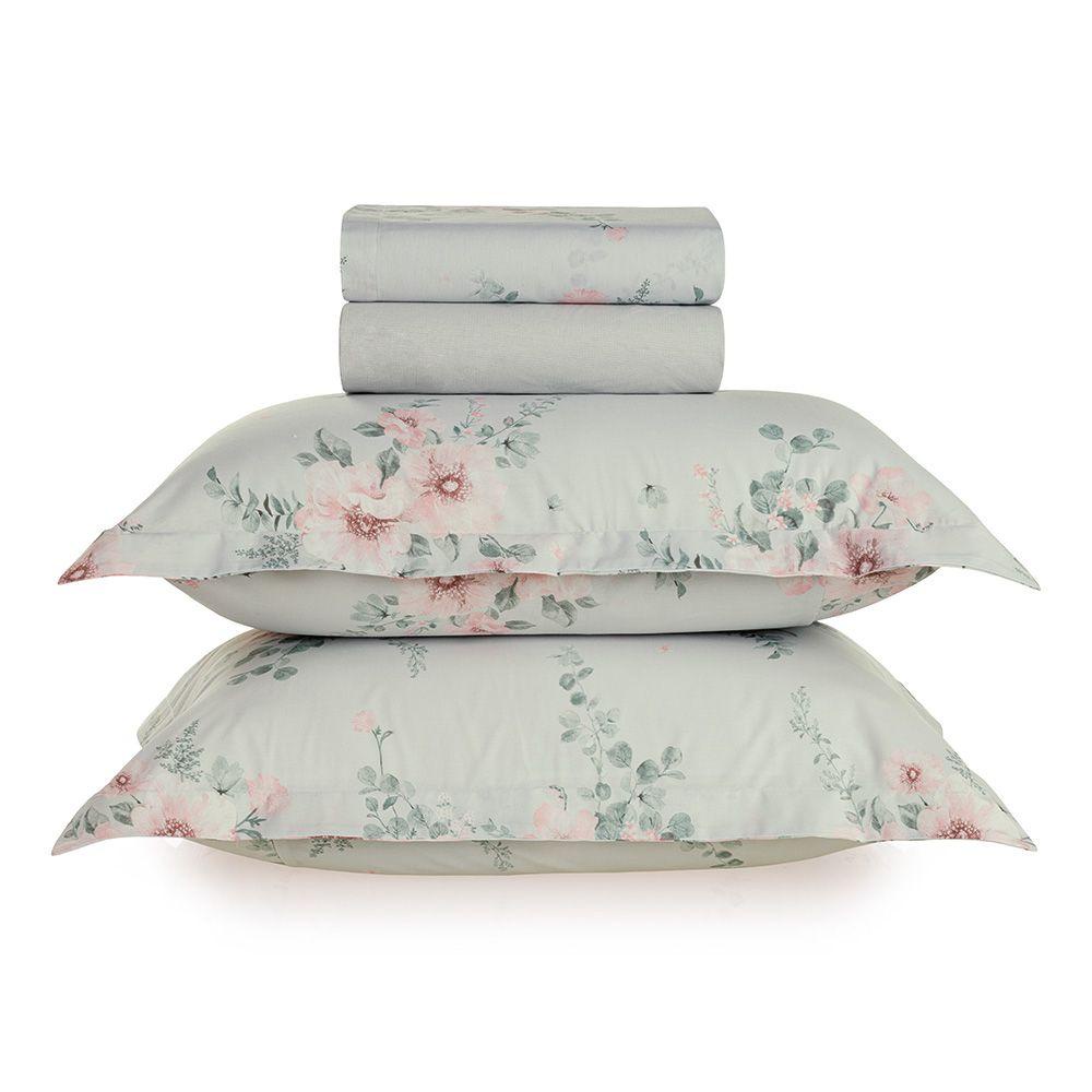 Jogo de Cama 4 peças Queen Nara Karsten em Oferta na Shopee