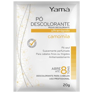 Po Descolorante Camomila 20g - Yama para cabelos finos e tingidos