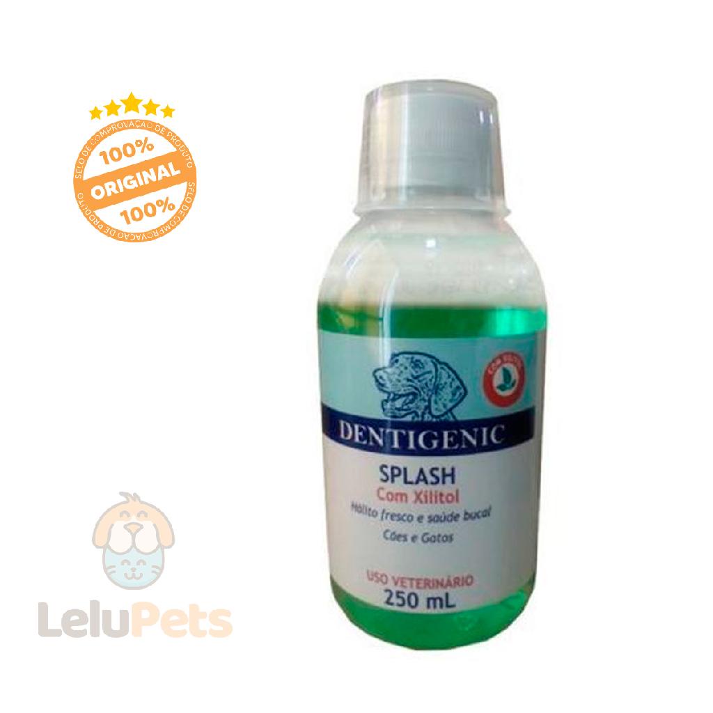 Solução Bucal Dentigenic Splash Xilitol P/ Cães Gatos 250ml - Pets