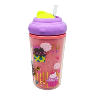 Copo Térmico com Canudo de Silicone Cool Rosa 24m+ Multikids Baby - BB035
