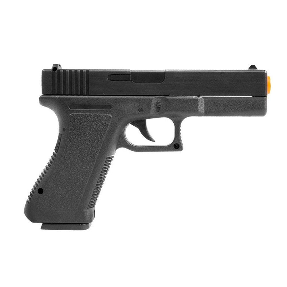 Detalhes do Pistola de Airsoft Spring V307 6mm – Vigor + Esferas BBs 0,12g + 10 Alvos