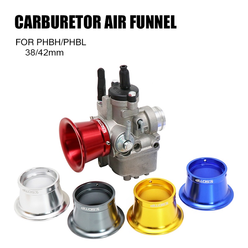 Alloy Dellorto PHBL PHBH Carburetor Air Filters Trumpet Wind Cup Horn Cup 38mm/42mm