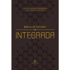 Bíblia De Estudo Integrada | NVI | Letra Normal | Couro Soft | Marrom